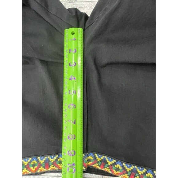 Tracy Evans Limited Pants Embroidered Y2k Boho Western Grunge Black Bootcut 9 - Picture 9 of 12